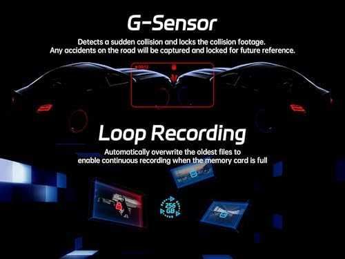 Нова Двойна автомобилна камера 4K + задно виждане – WiFi, нощен режим