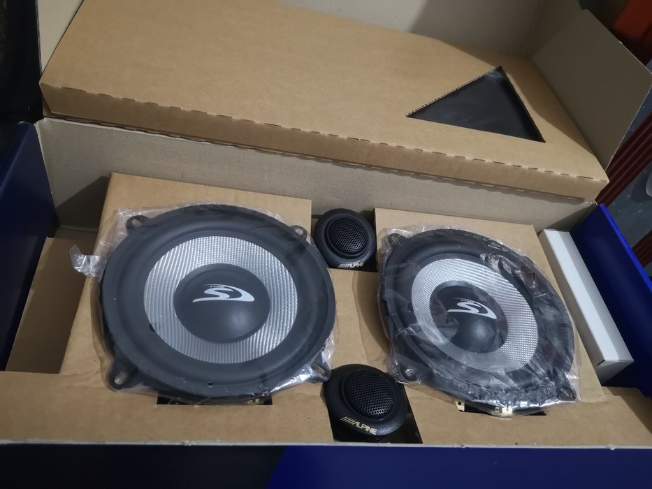 Stație amplificator subwoofer auto kit boxe player hi-low cabluri rms