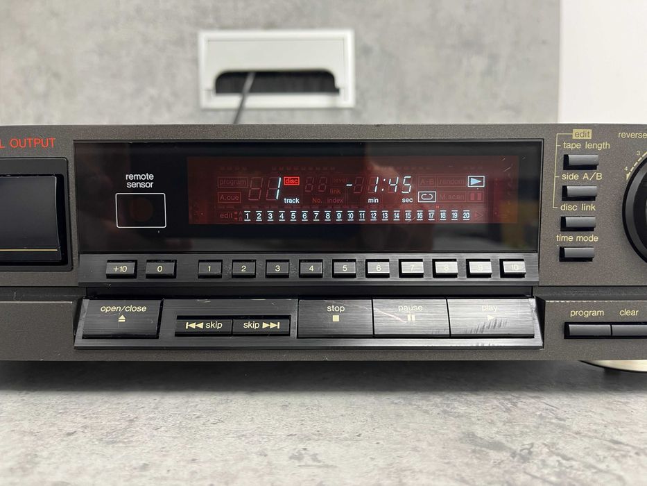 Technics SL-P 333, CD player, optical output, digital, Made in Japan