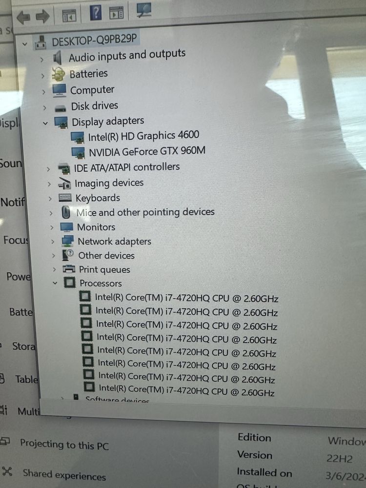 Lenovo Y50 4k GTX 960M 4GB i7