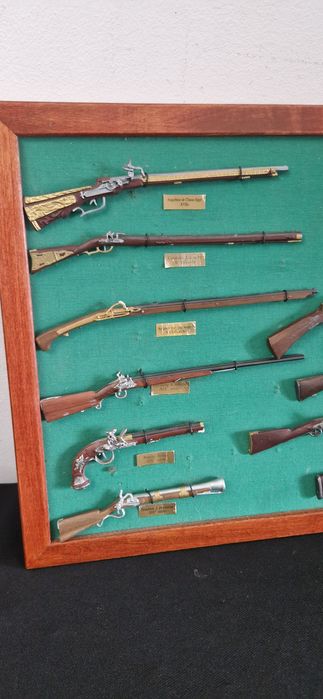 Panoplie 12 pusti flinte metalice desebite