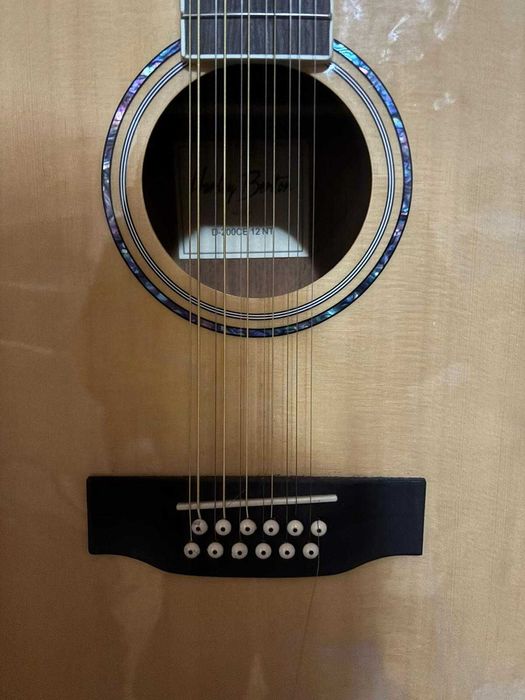 Chitara electro acustica cu 12 corzi Harley Benton D200CE-12NT