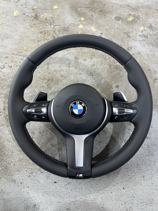 Volan M cu padele nou, original F10 (vibratii, distronic, traffic jam)