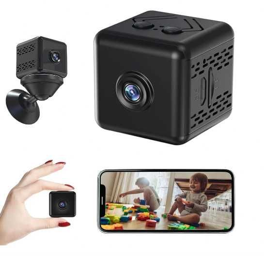 Мини шпионска камера VELER, Full HD 1080P, WiFi охранителна камера