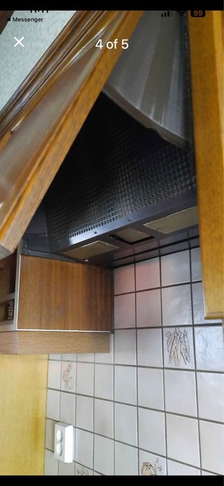 Права кухня -дъбов масив