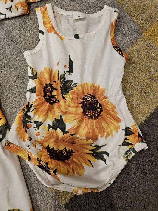 Set rochii mamă L - fiică ( 6-9 luni)