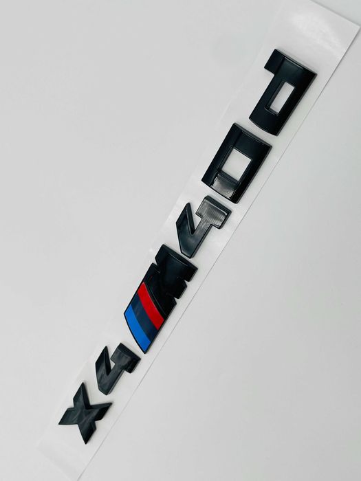 Emblema Compatibila BMW X4M40d negru