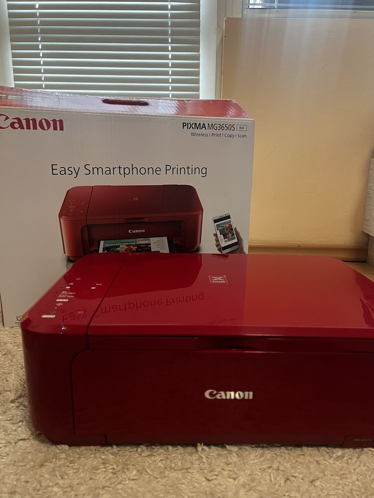Принтер Canon pixma MG3650S red
