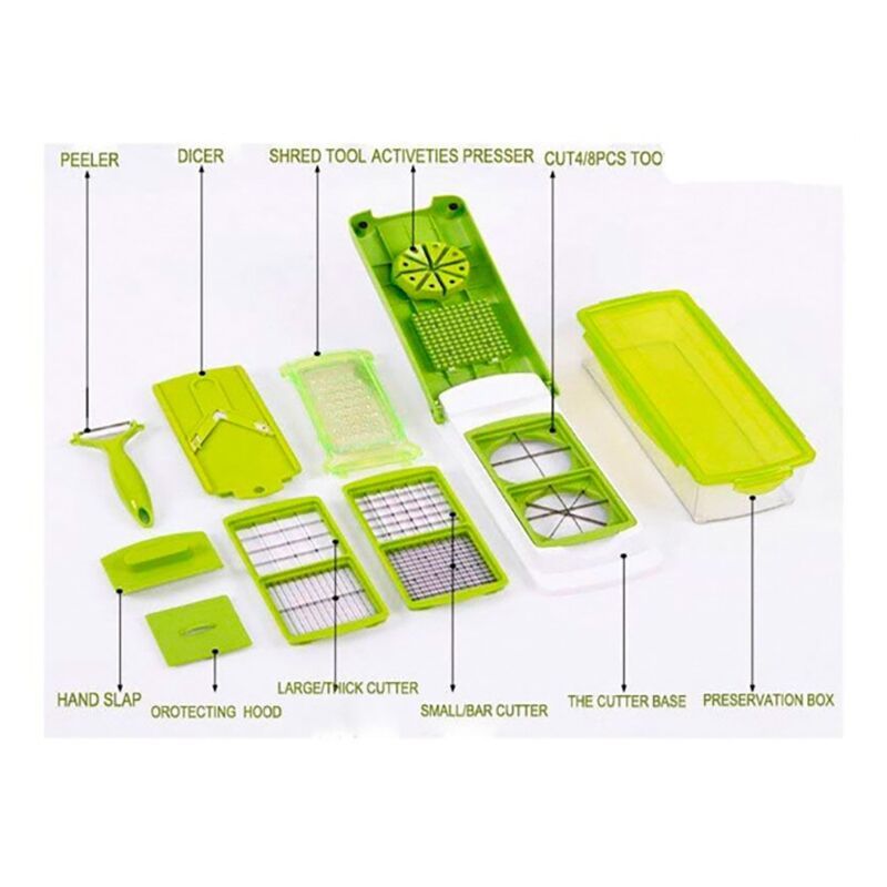 НЕМСКИ Многофункционално кухненско ренде – GreenGrater + ЛЕД ФЕНЕР