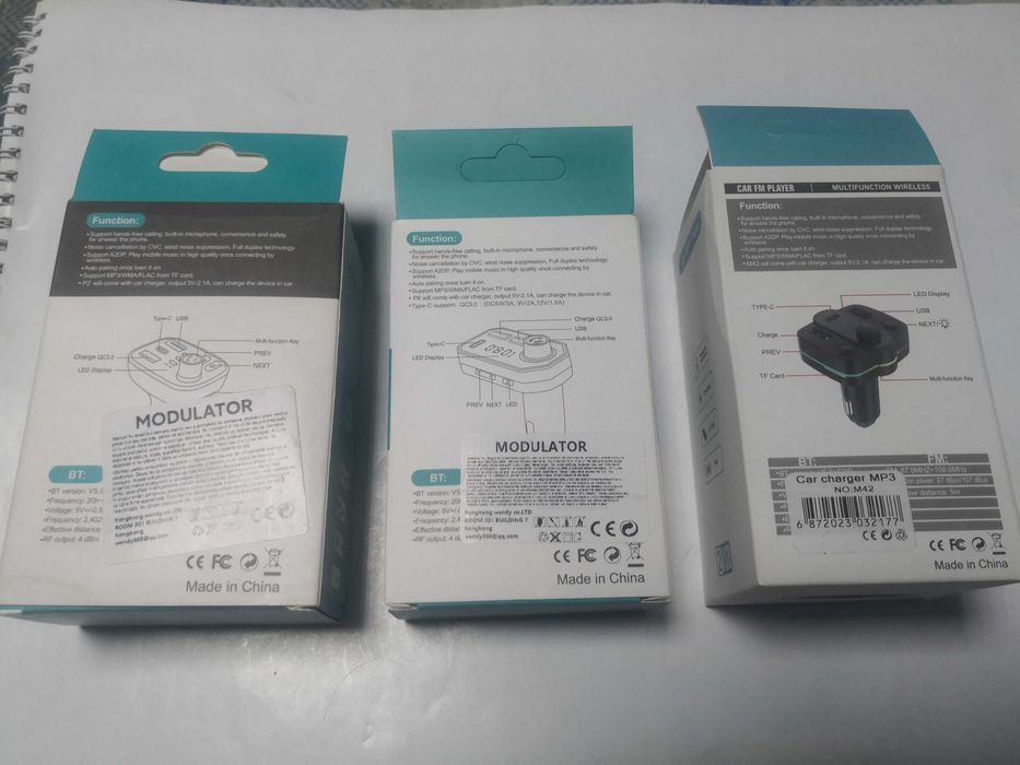 Modulator fm cu bluetooth