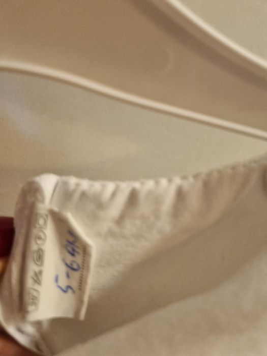 Rochie alba fetite- serbare mărimea 5-6 ani