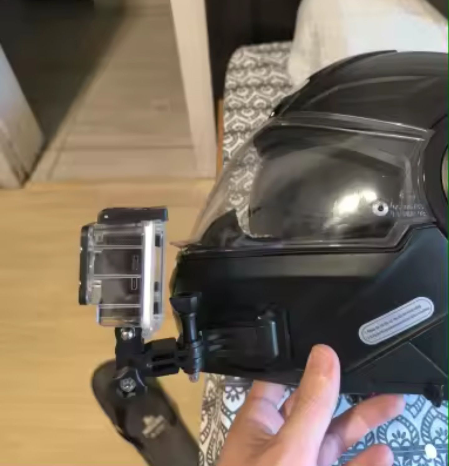Camera video casca moto, scufundari, bicicleta, bord auto, barca etc