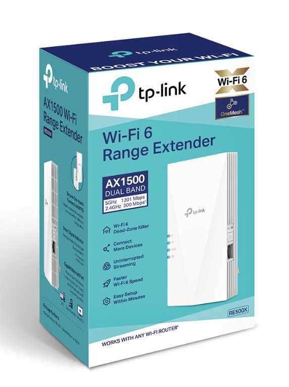 TP-Link RE500X AX1500 усилитель Wi-Fi сигнала, repeater router