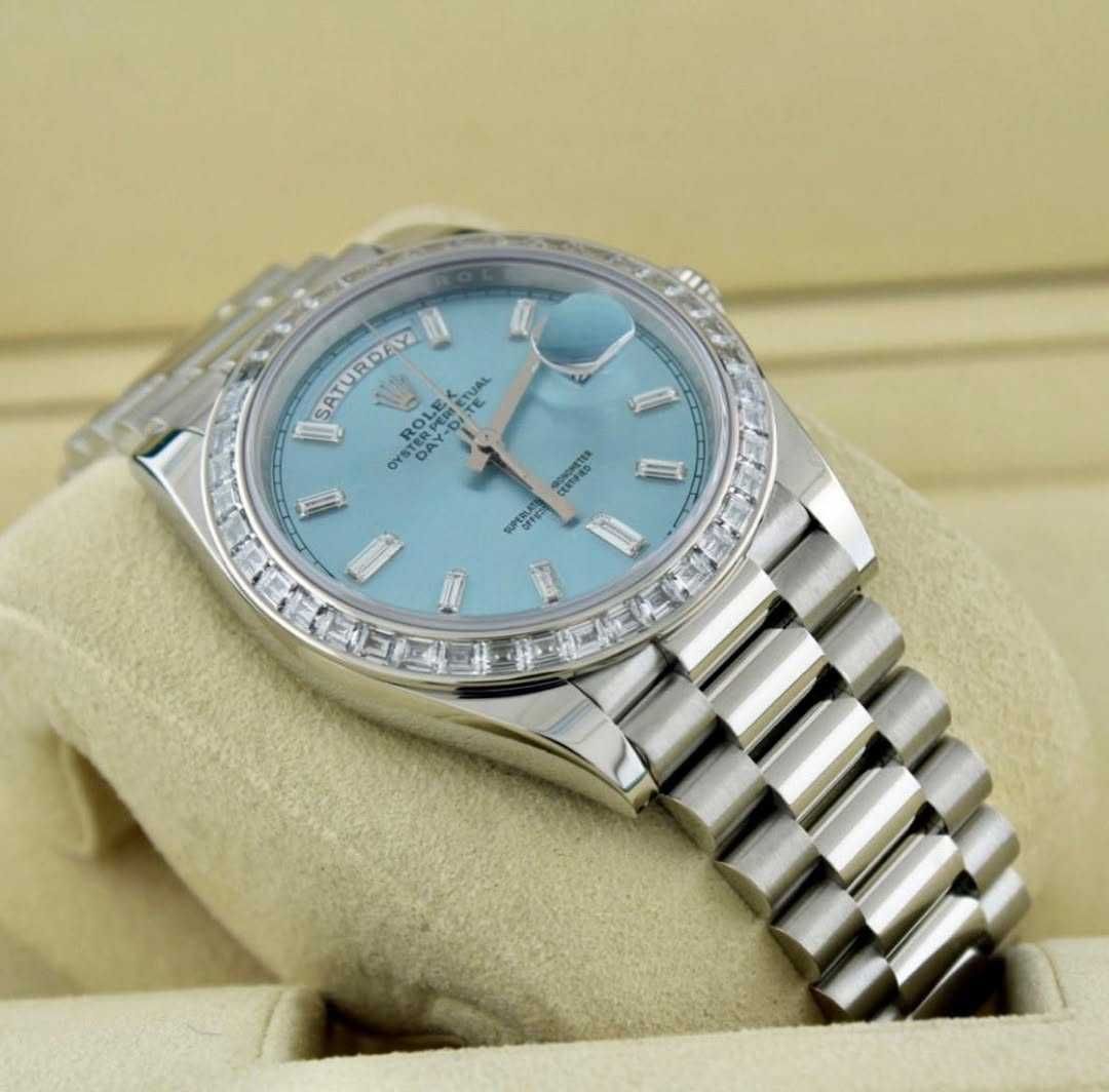 Дамски Часовници 36mm сребристо синьо