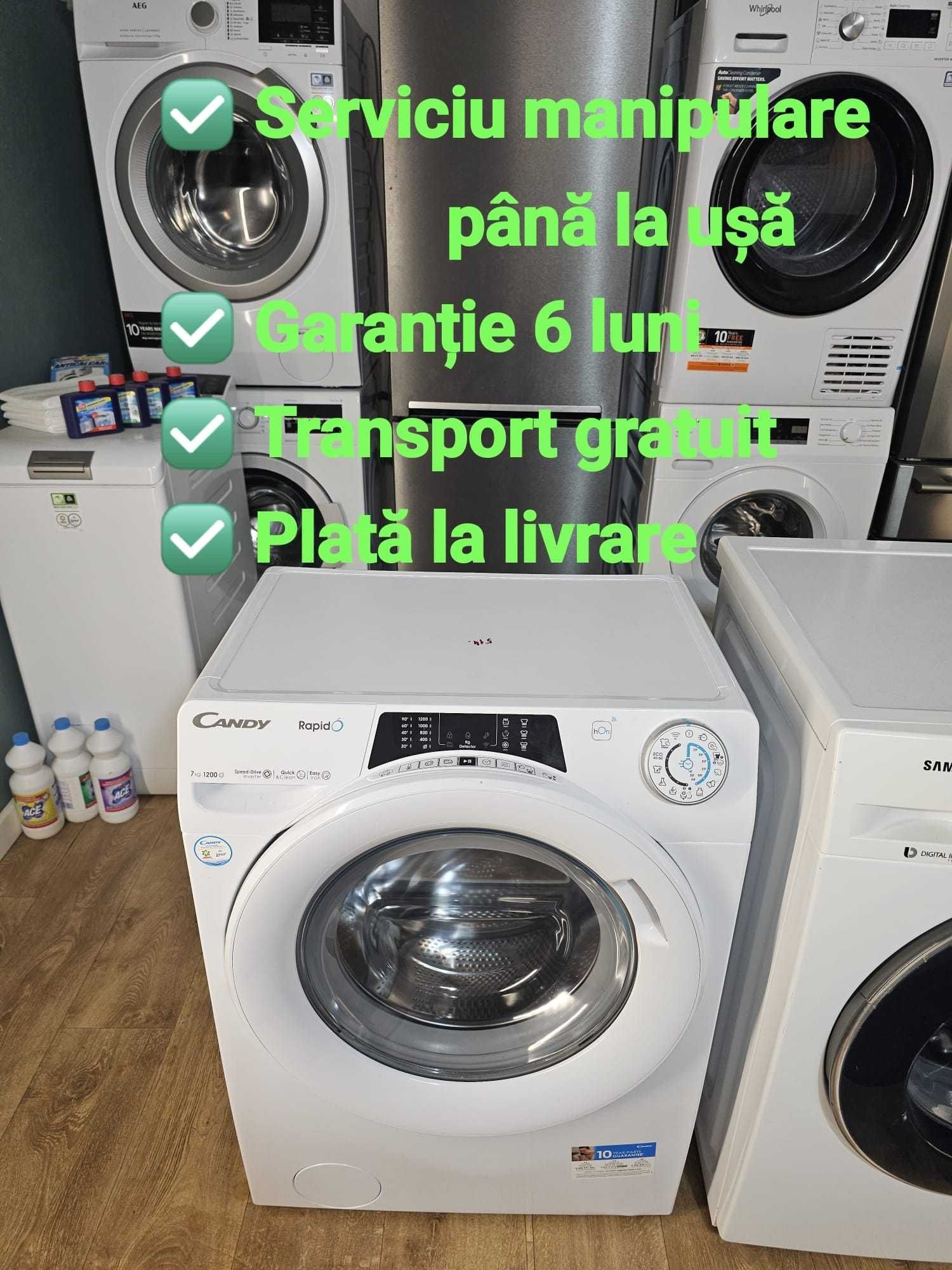 Mașini de spălat second-hand | Garanție inclusă + Plata la livrare