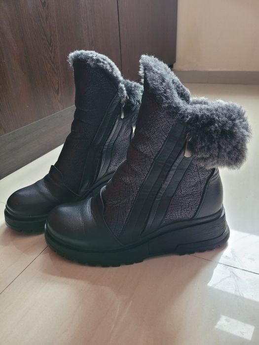 Дамски боти естествена кожа 36н