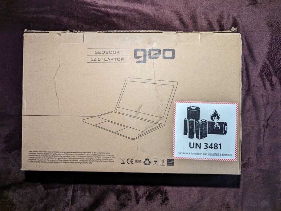 Laptop GeoBook 12.5 inch HD NOU