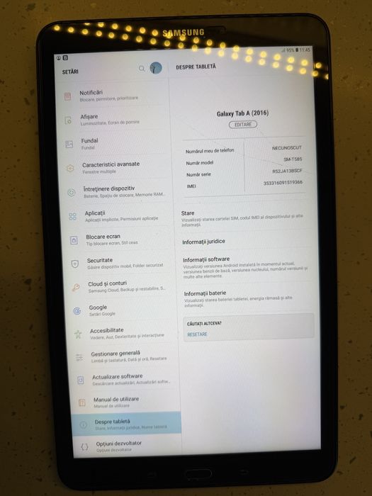Tableta Samsung Galaxy Tab A 2016