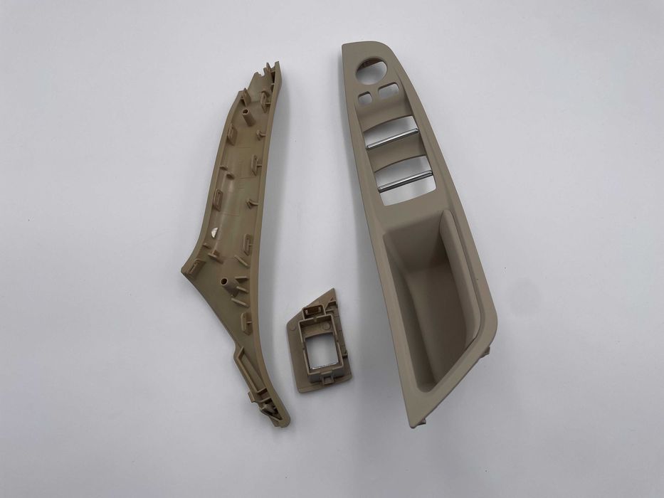 Set maner fata crem oyster usa interior compatibil BMW Seria 5 F10 F11