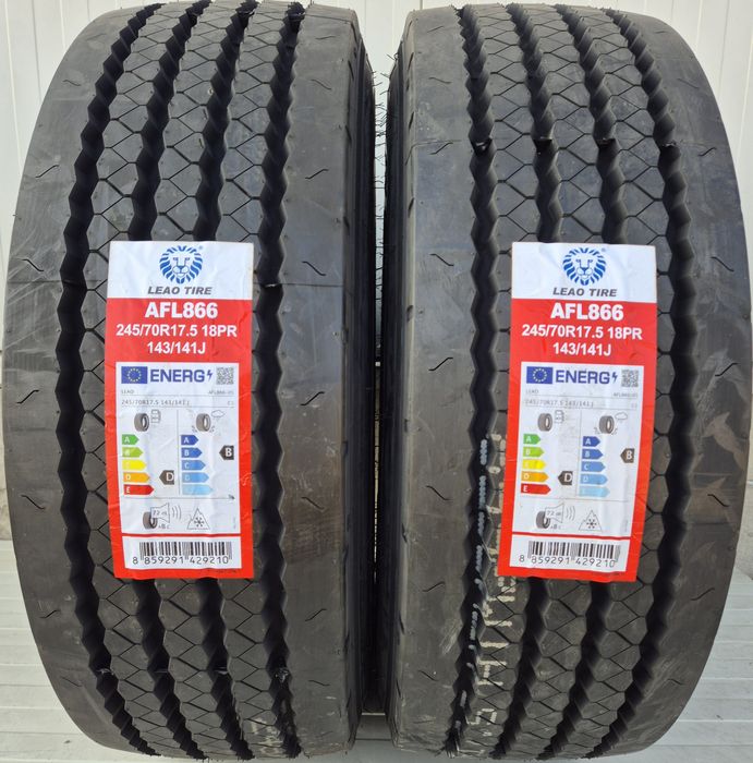 245/70 R17.5, 143J, LEAO AFL866 18PR, Anvelope toate axele M+S