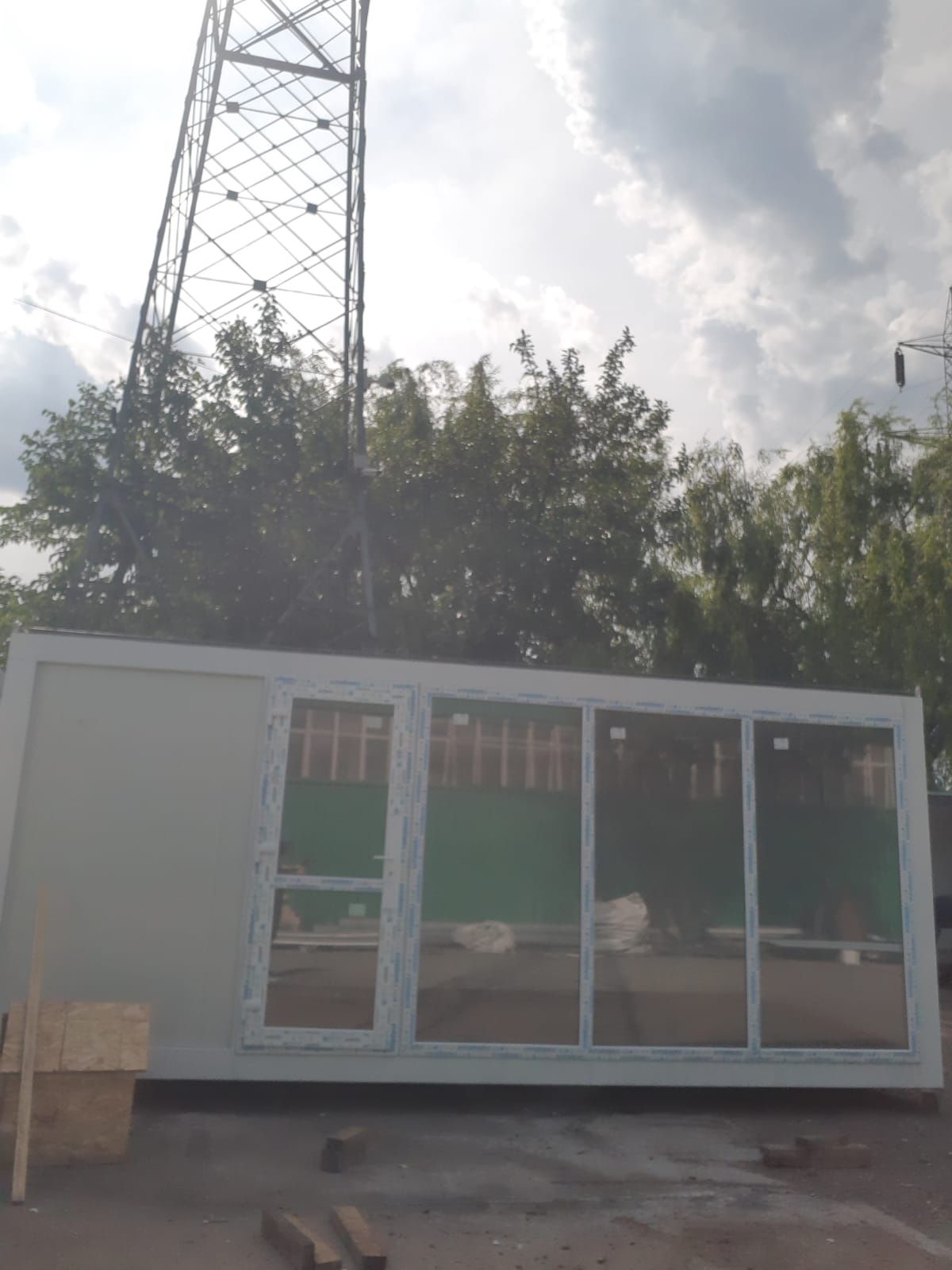 Vând container modular birou, vestiar, grup sanitar