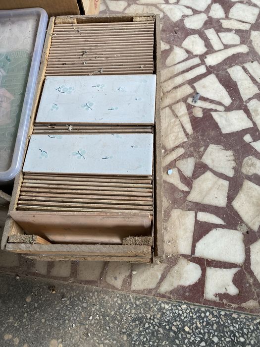 Faianta cu model - floricele fine