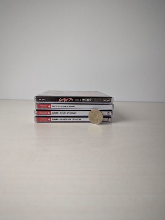 4 Albume Slayer - Hell Awaits, Reign in Blood, South of Heaven +  unul