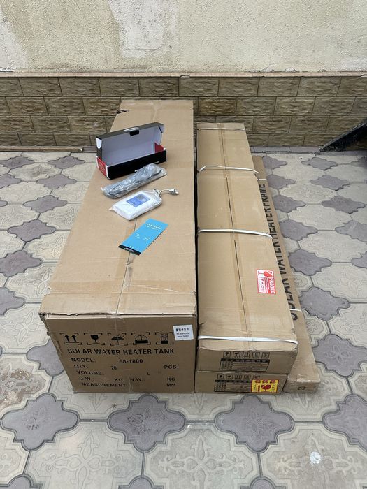 Солнечный водонагреватель 200л / Quyosh suv isitgich 200L Bosimli.