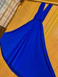 Rochie elegantă, domnișoară de onoare - albastru cerneală