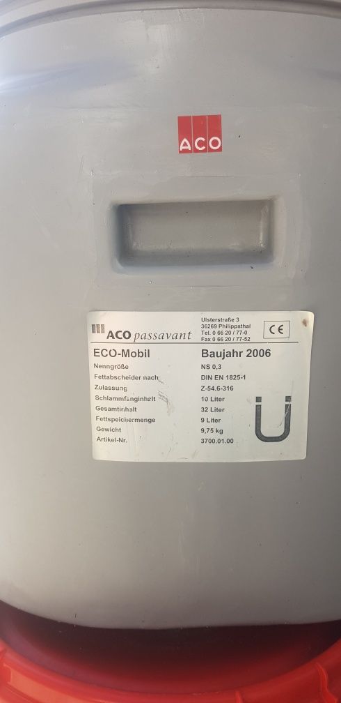 сепаратор за мазнини Мазнинозадържател за монтаж под мивка ECO-MOBI