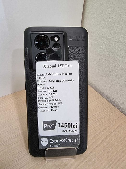Xiaomi 13T Pro 512GB (AG27 b.45895)-Garantie 2 ani