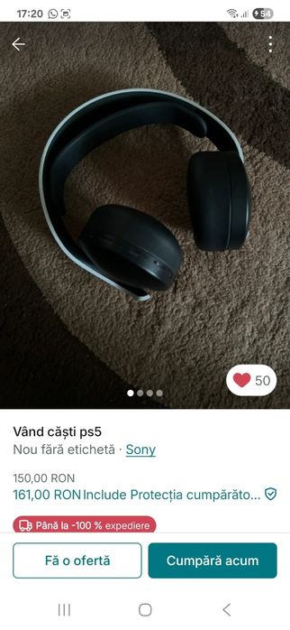 Vand casti ps5 !!!