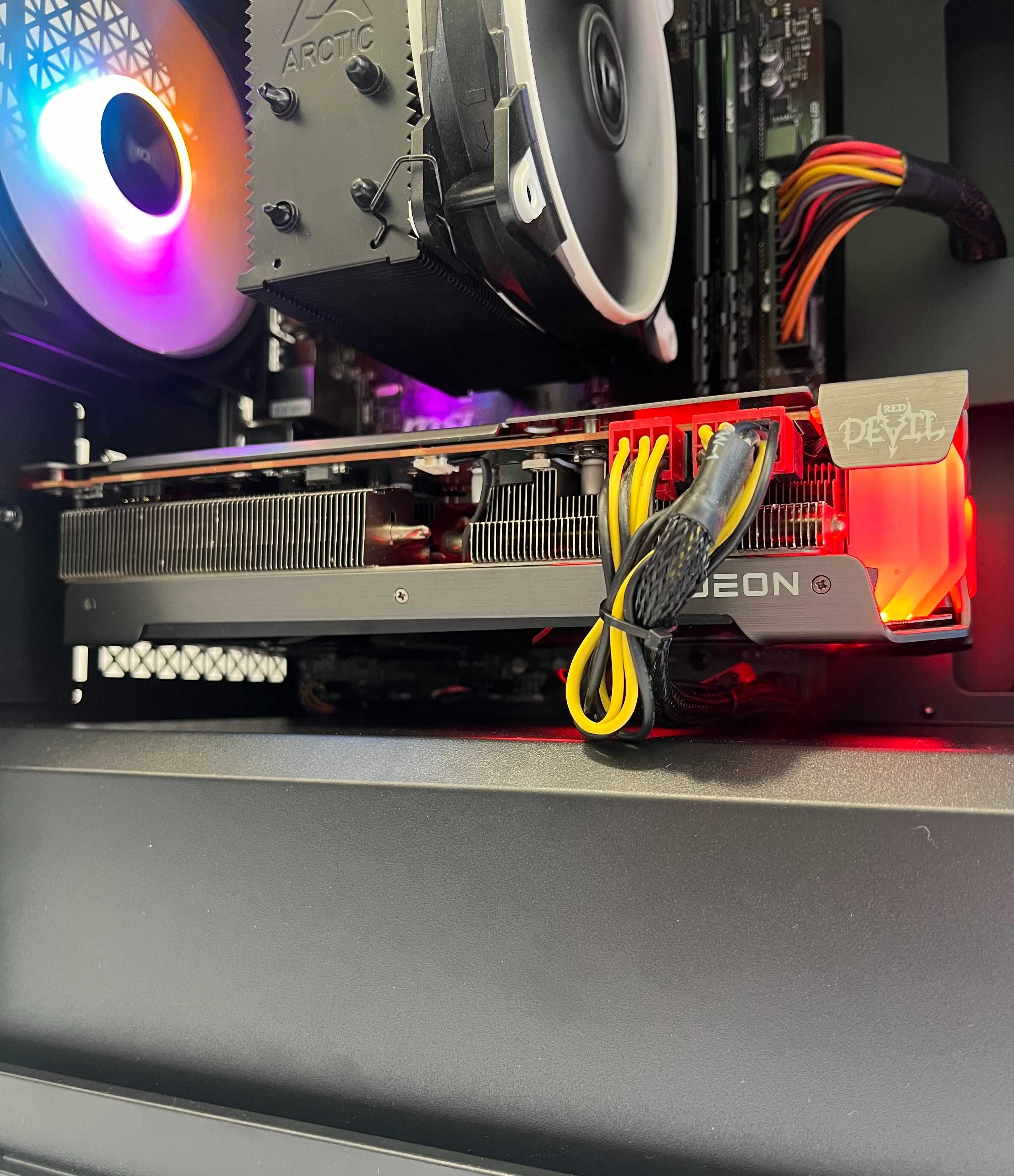 Геймърски компютър AMD Ryzen 5 3600, RX 6600 XT 8GB, 16GB ram