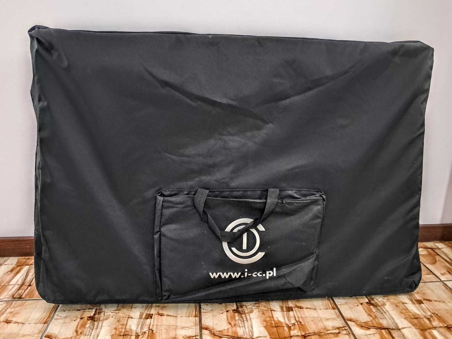 Masă masaj și cosmetică cadru aluminiu 3 secțiuni pliabilă