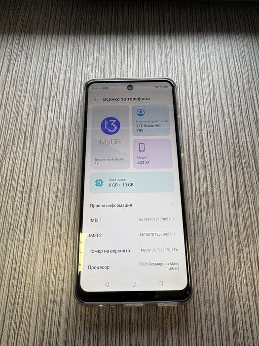 Нов! Zte Blade v60