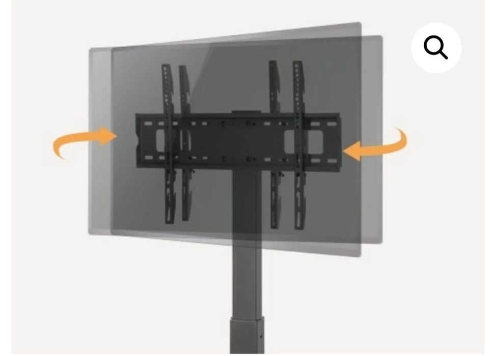 ТВ стойка, тънък дизайн, въртяща се подходяща за екрани до 70 инча