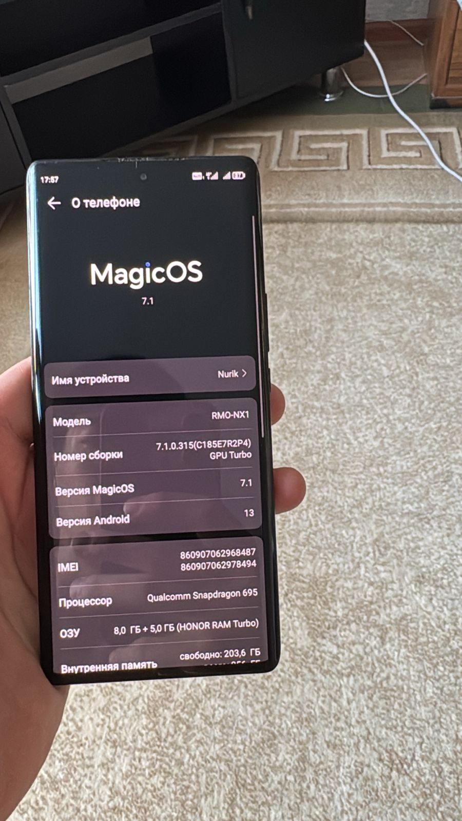 Honor x9a 5g 256gb