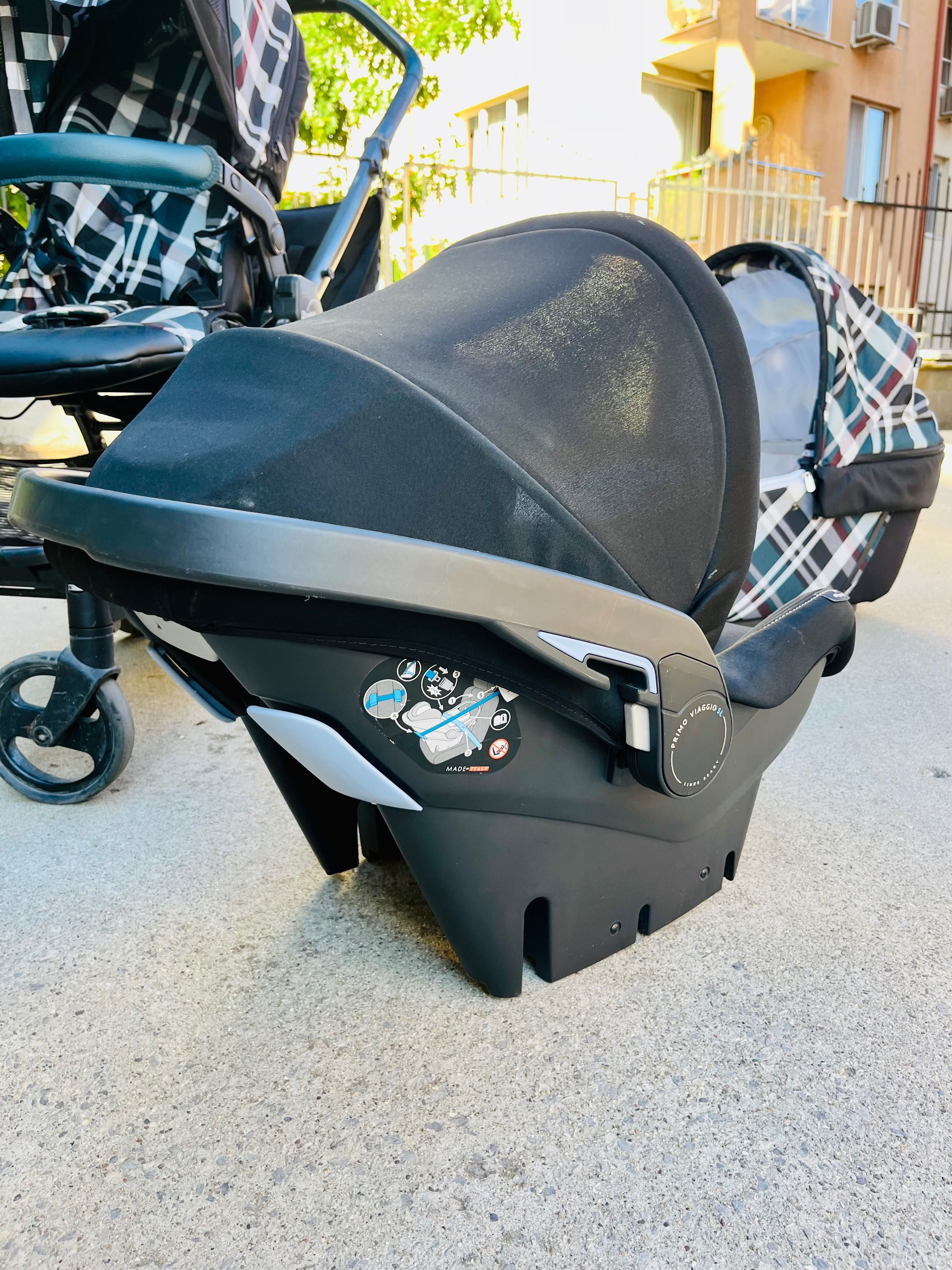Количка Peg Perego BOOK TARTAN ELITE MODULAR + Izofix Base
