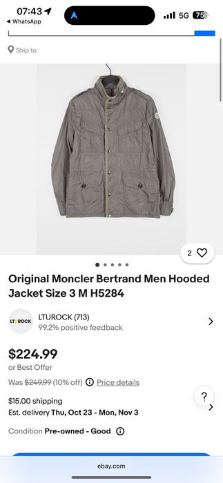 Geaca Moncler masura M