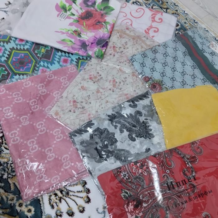 Платки разные, разных размеров