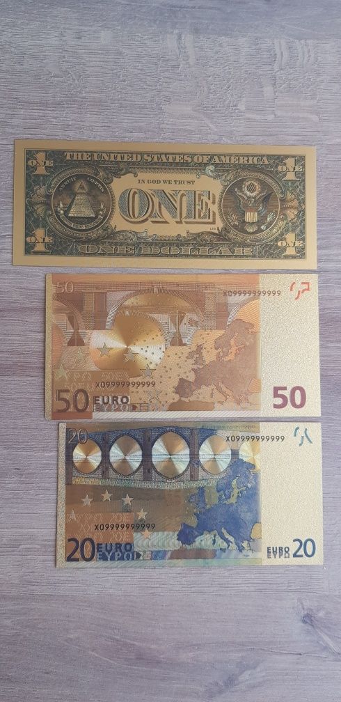 Позлатени банкноти