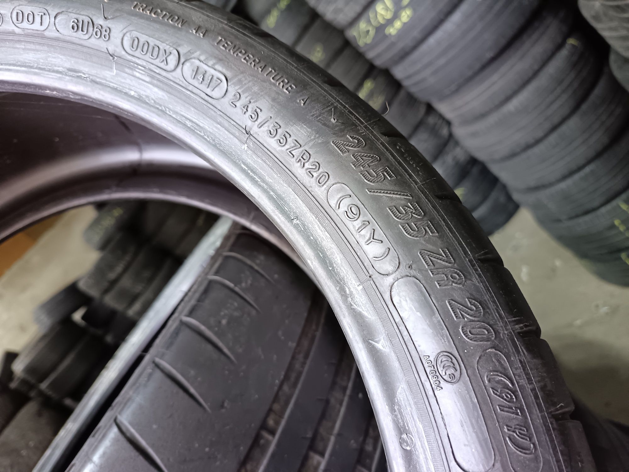 Anvelope vara 245 35 20 cu 275 30 20 Michelin 2017 5mm