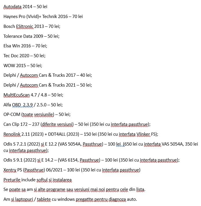 Program diagnoza Canclip v 220 OBD 2 pentru grupul Renault / Dacia
