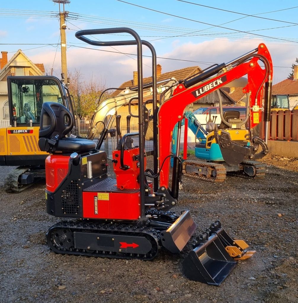 Miniexcavator Lubeck Ex 121 Nou Garantie 2 ani