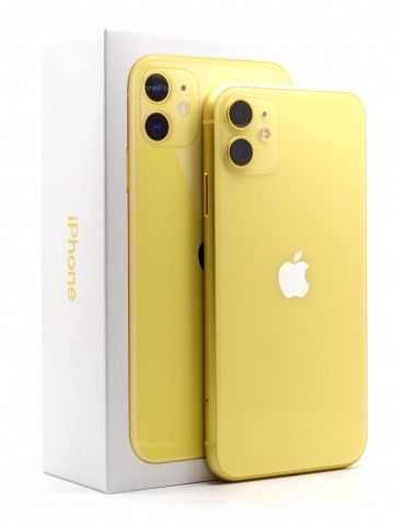 Айфон 11 2 Сим Карты 256гб Жёлтый низкая цена в алматы на Apple 11 256