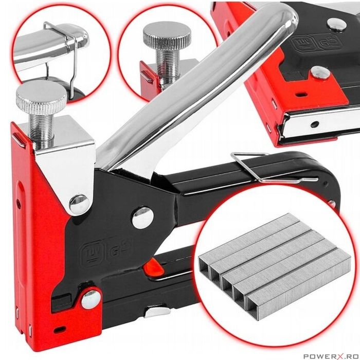 Capsator manual pentru tapiterie, 4-14mm, Verke