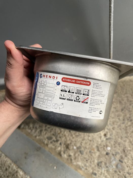 Cuve/Vascheta pentru domeniul alimentar /inghetata Inox Noi