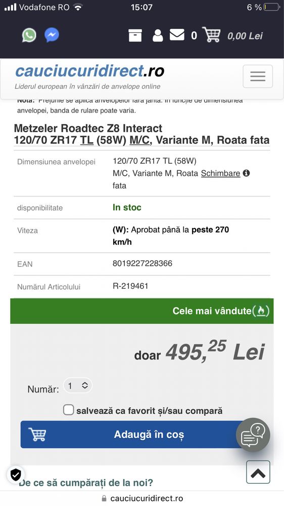 Anvelope Cauciucuri Moto Sport Touring Pirelli Metzeler R17 Bmw Yamaha