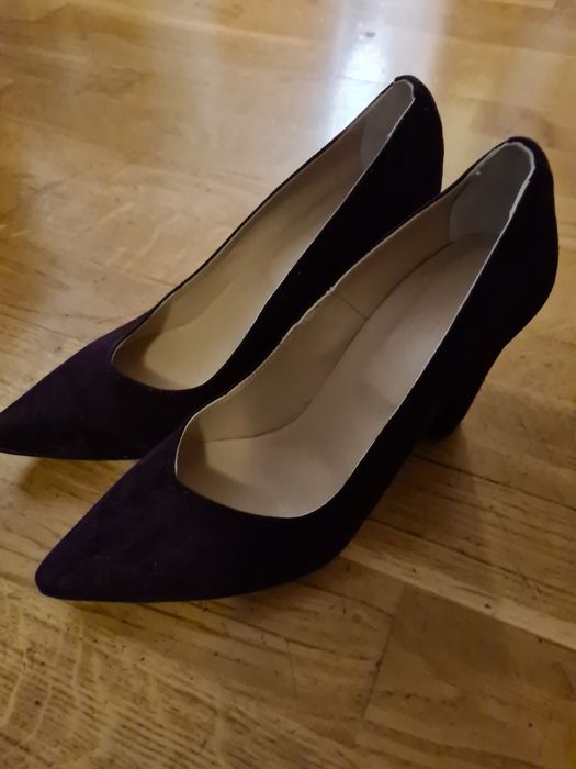 Pantofi stiletto mov noi