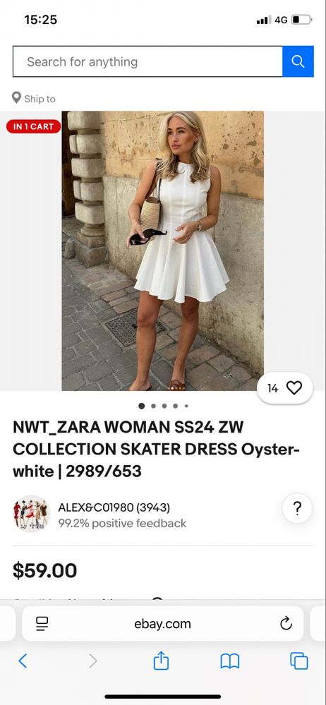 Рокля Zara, С размер